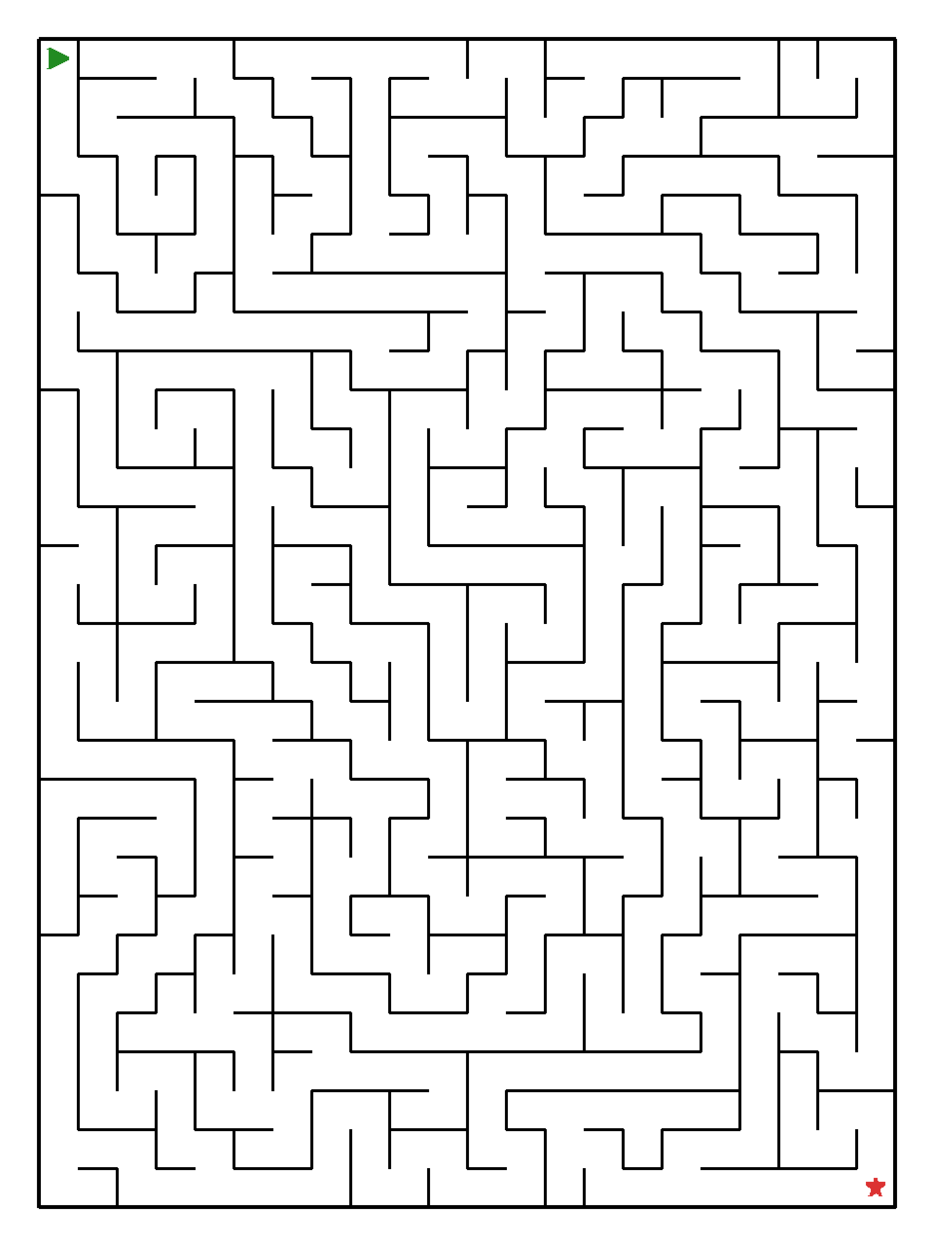 Labyrinth (leicht) für Teenager