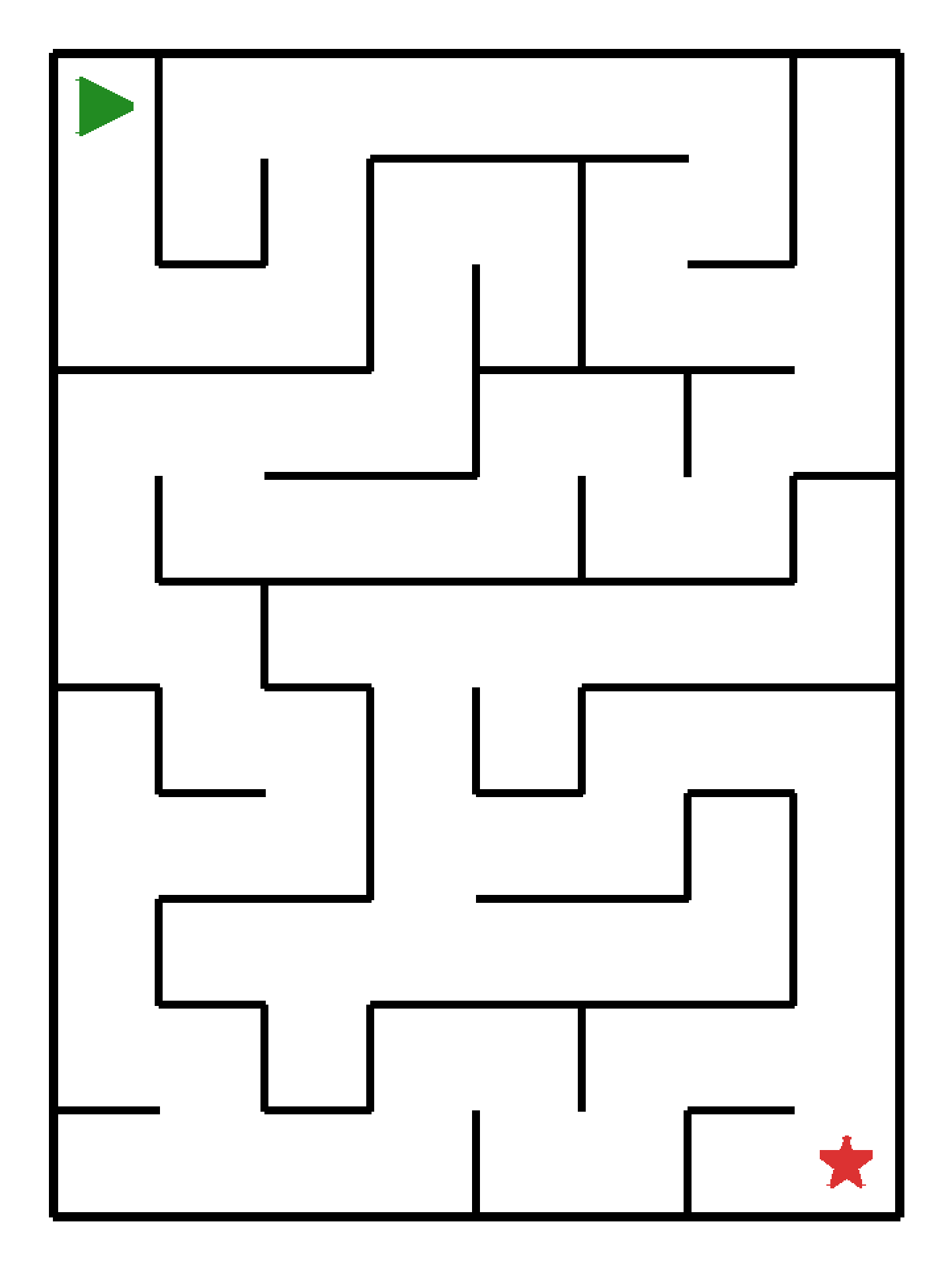 Labyrinth (leicht) für Vorschule