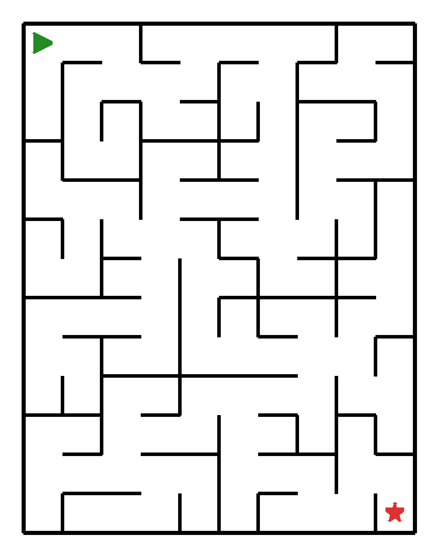 Labyrinth (mittel) für Vorschule